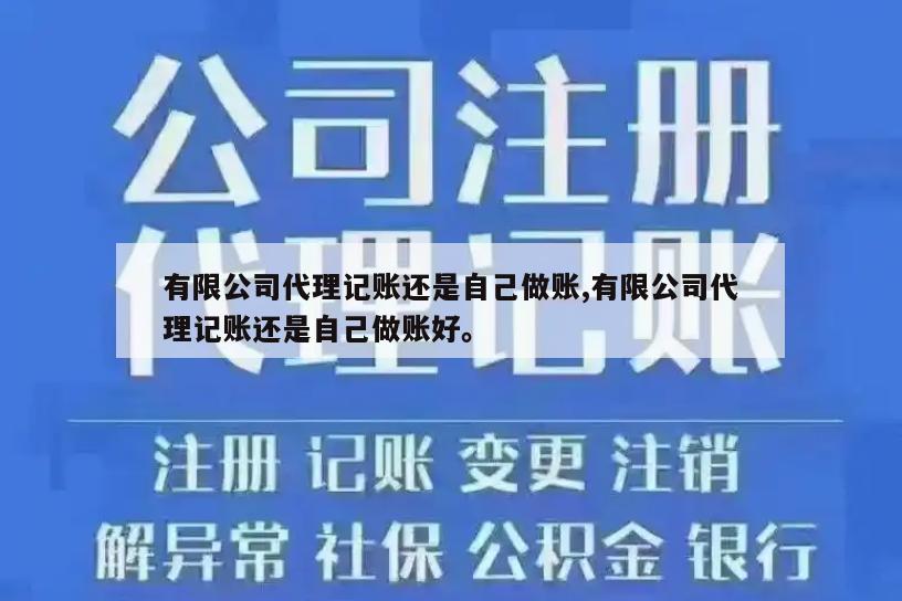 有限公司代理记账还是自己做账,有限公司代理记账还是自己做账好。